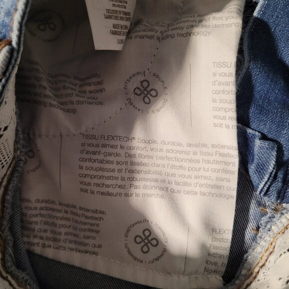 Denver Hayes Women's Denim Mini Skirt Size 4 Four Pockets - Picture 6 of 8